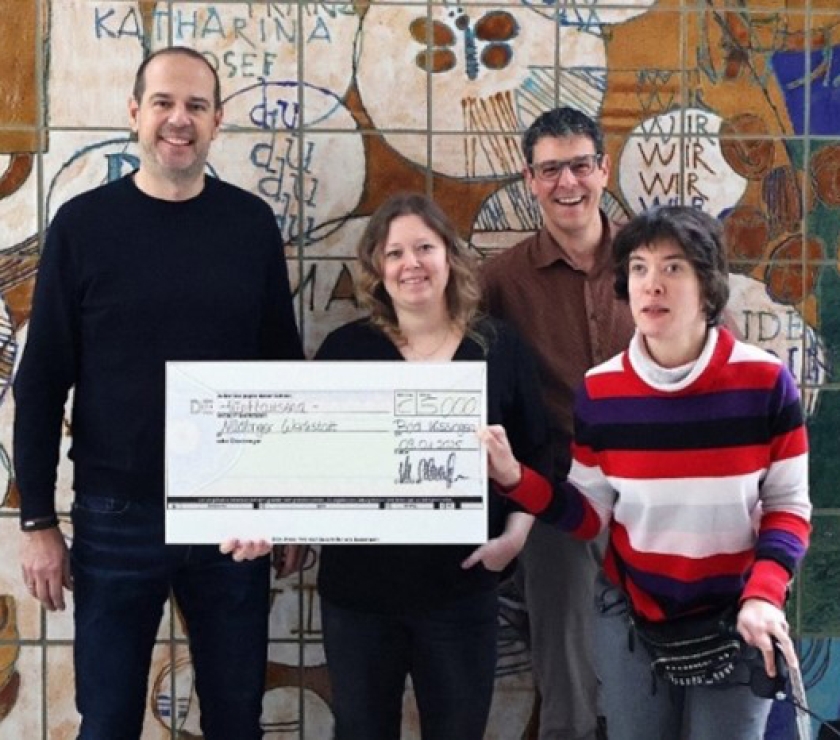 Pro Care Management spendet 5.000 Euro an Lebenshilfe-Werkstatt Nüdlingen 