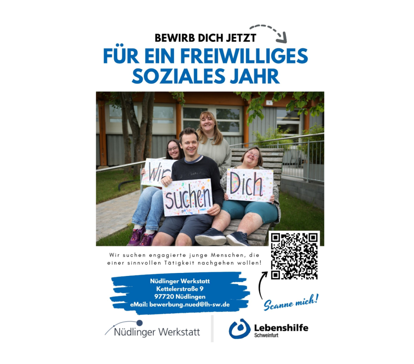 Freiwilliges Soziales Jahr- Wir suchen Dich